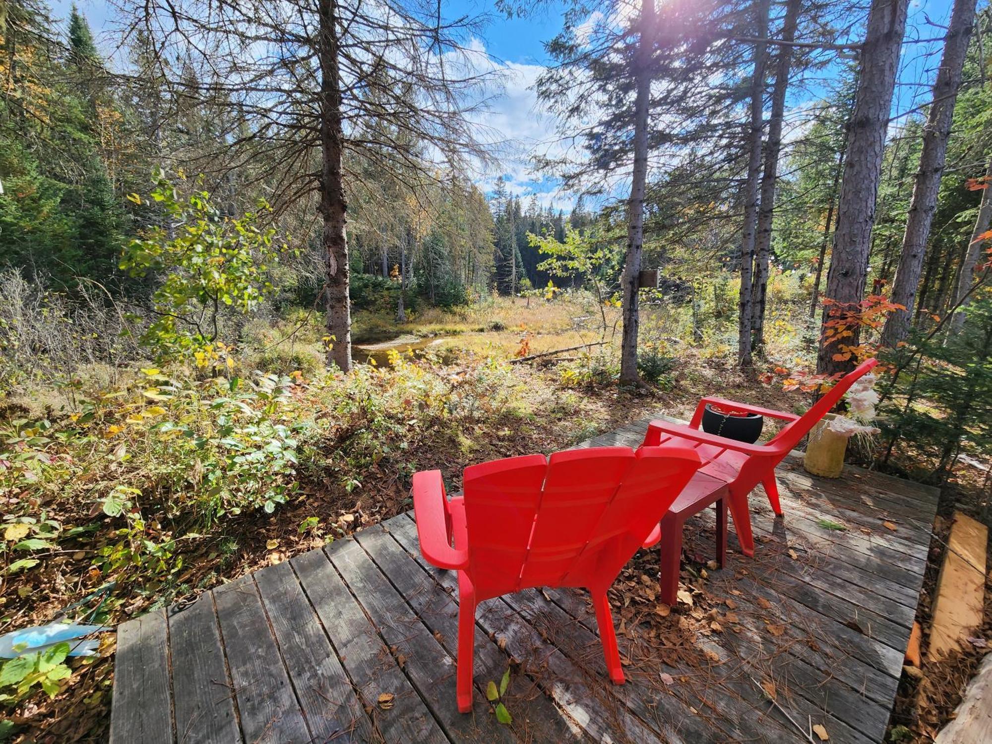 Chalets Nabu La Sacacomie - Riviere - Billard Saint-Alexis-des-Monts Exterior photo